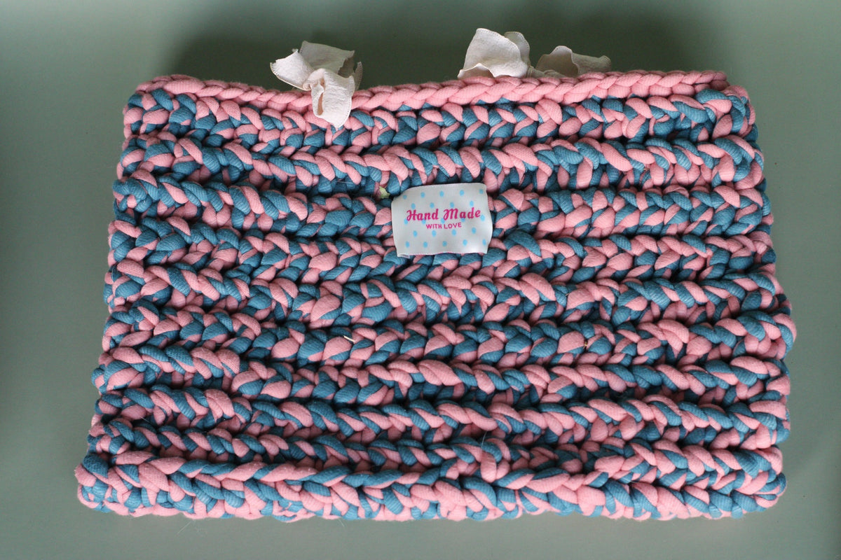 Grande pochette bicolor