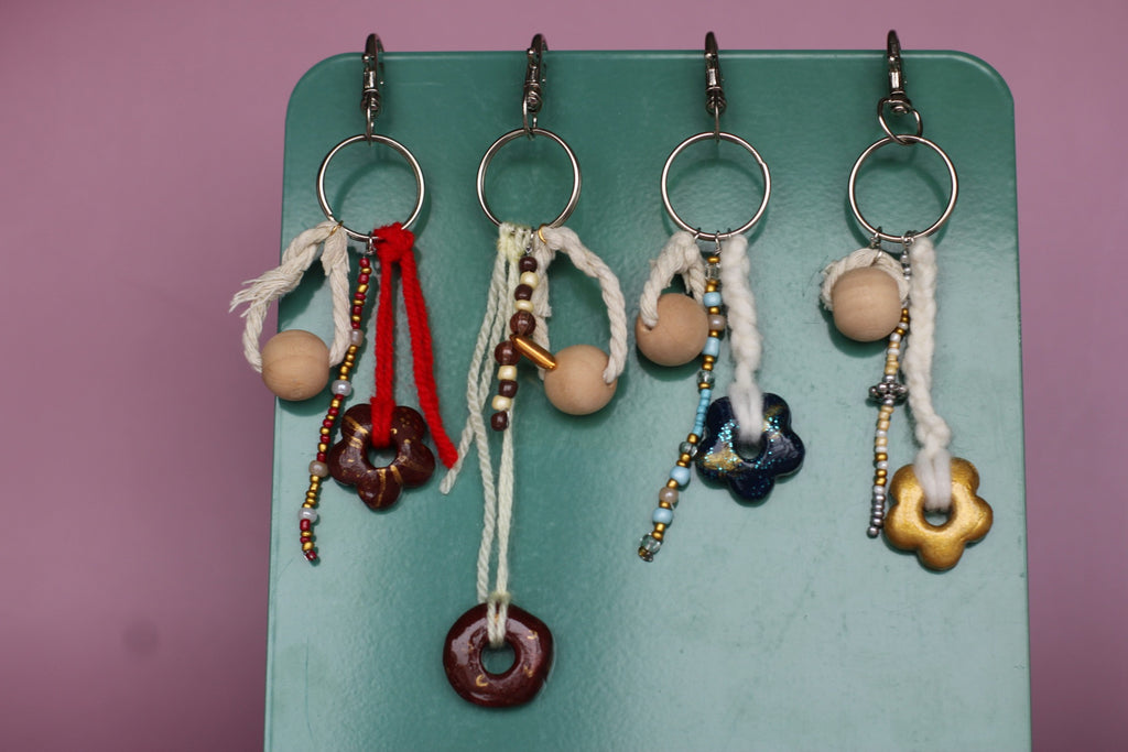 Porte-clefs en perles