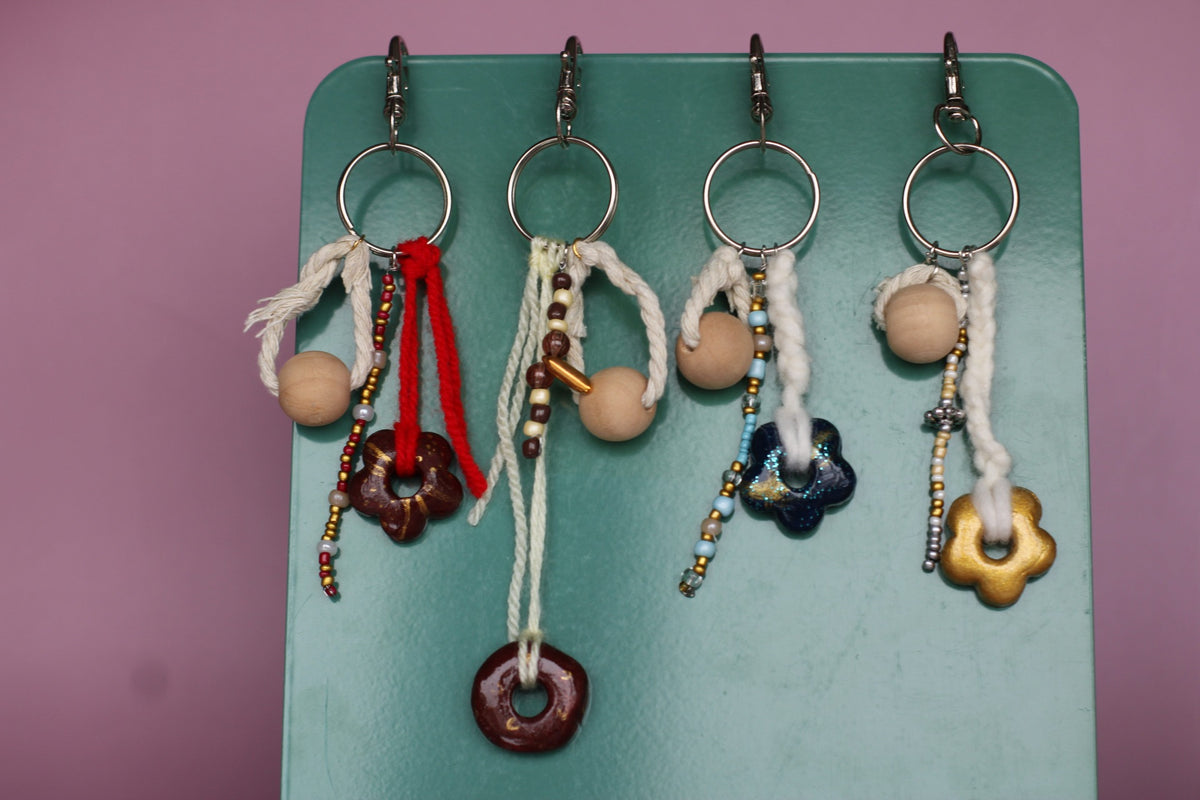 Porte-clefs en perles