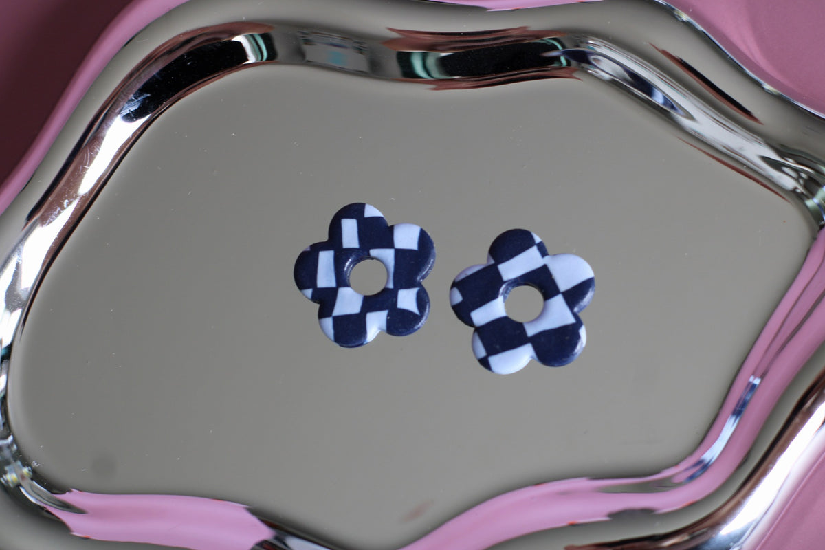 Pampilles carreaux bleus