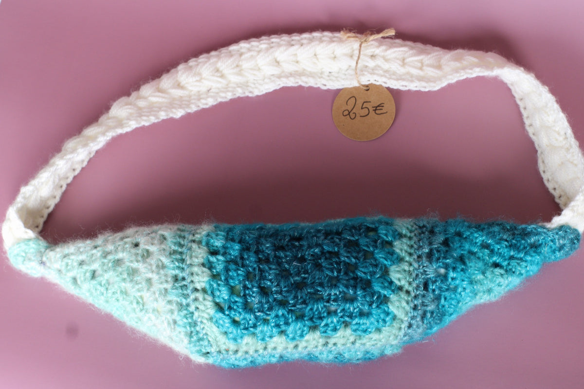 Sac banane bleu